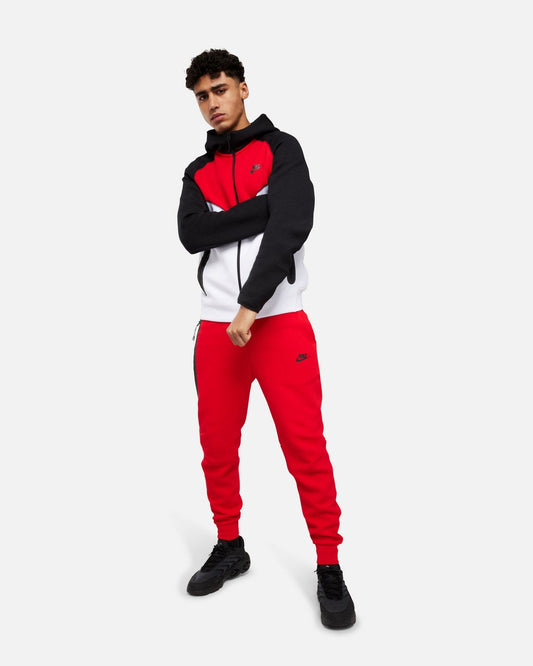 Red-White Tech Fleece Nike